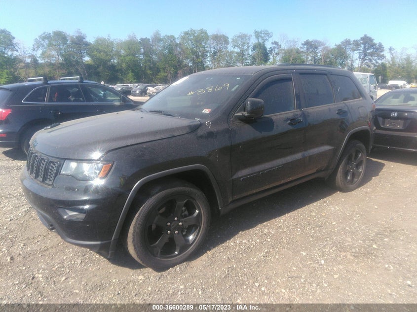 VIN 1C4RJFAG9JC393869 2018 JEEP GRAND CHEROKEE UPLAND