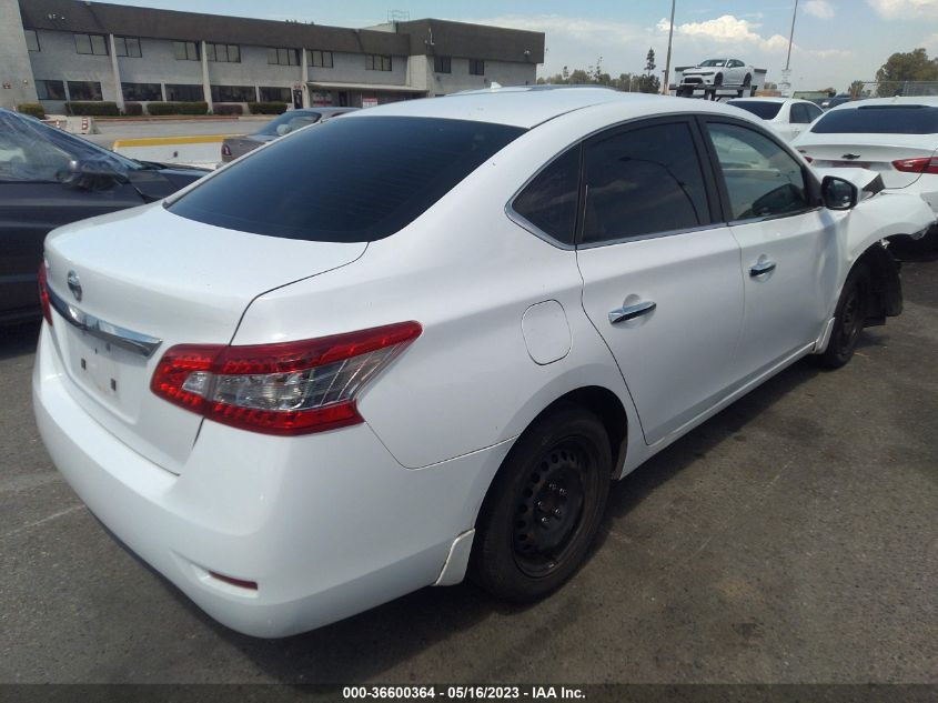 2015 NISSAN SENTRA S - 3N1AB7AP1FY258256