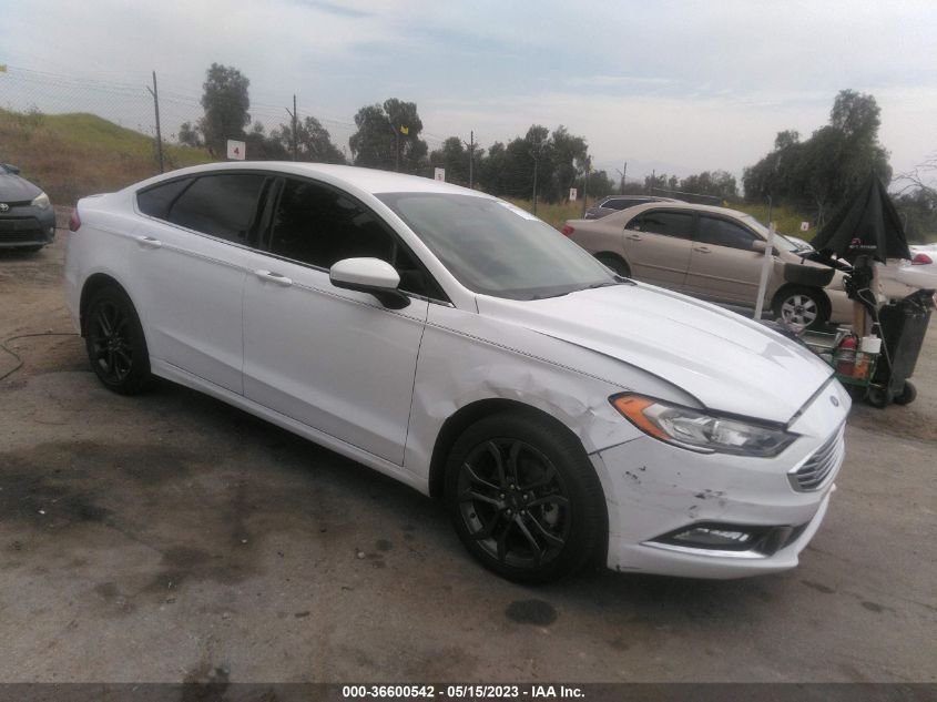 2018 FORD FUSION SE - 3FA6P0HD8JR251627