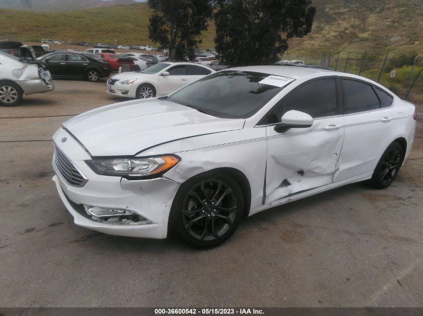 2018 FORD FUSION SE - 3FA6P0HD8JR251627