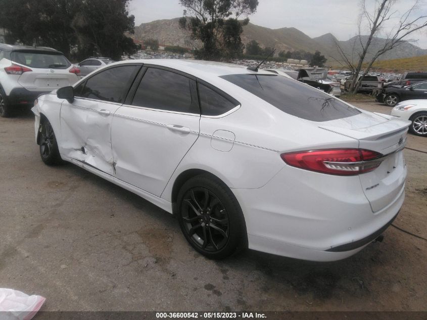 2018 FORD FUSION SE - 3FA6P0HD8JR251627