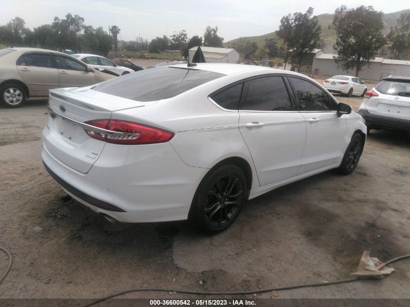 2018 FORD FUSION SE - 3FA6P0HD8JR251627