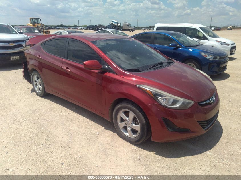 2015 HYUNDAI ELANTRA SE - 5NPDH4AE1FH550802