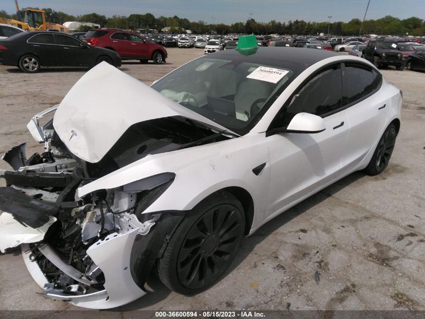 2022 TESLA MODEL 3 PERFORMANCE - 5YJ3E1EC1NF319150