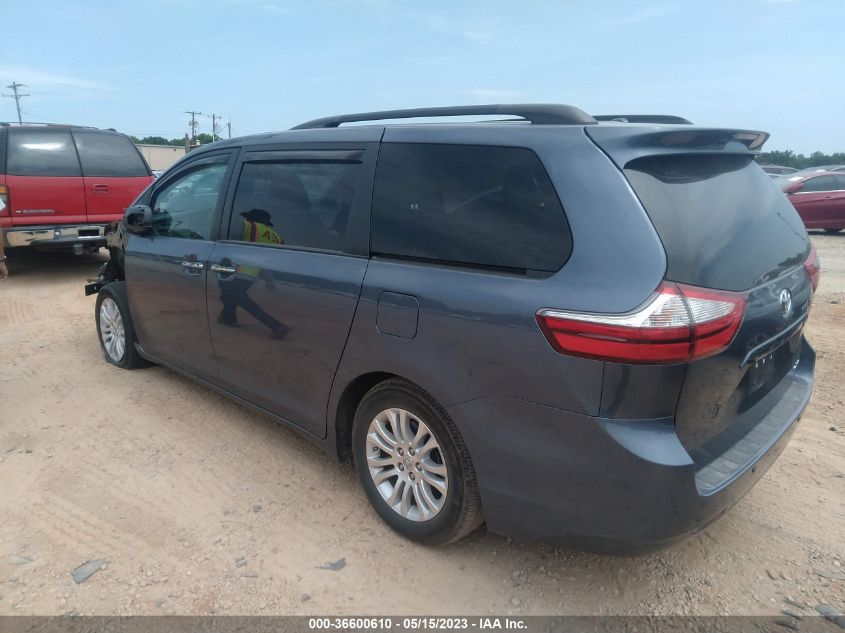 2015 TOYOTA SIENNA XLE/XLE AAS/LTD - 5TDYK3DC0FS542854