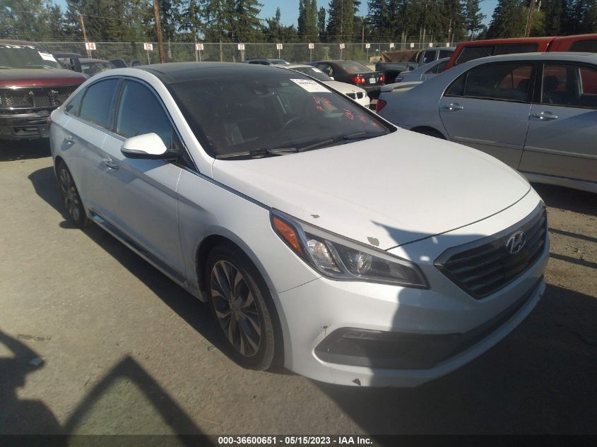 2015 HYUNDAI SONATA 2.0T LIMITED - 5NPE34AB9FH251647