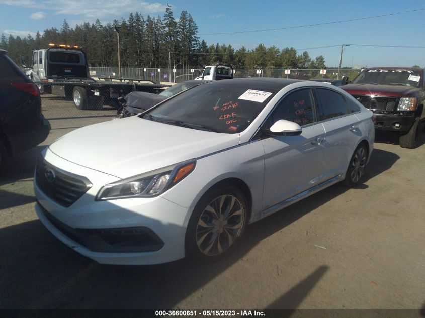 2015 HYUNDAI SONATA 2.0T LIMITED - 5NPE34AB9FH251647