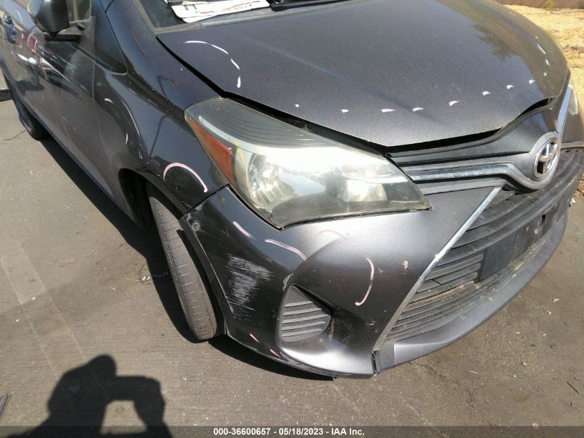 2015 TOYOTA YARIS L/LE - VNKJTUD39FA022595