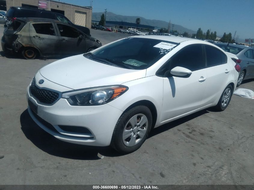 2016 KIA FORTE LX - KNAFX4A60G5544086
