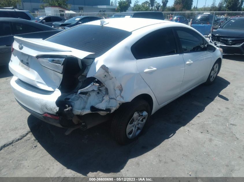 2016 KIA FORTE LX - KNAFX4A60G5544086