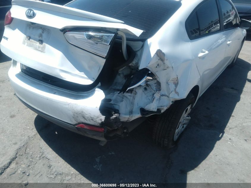 2016 KIA FORTE LX - KNAFX4A60G5544086