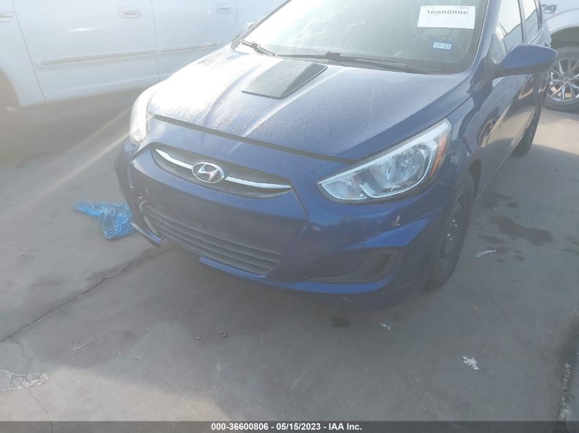 2016 HYUNDAI ACCENT SE - KMHCT5AEXGU265888