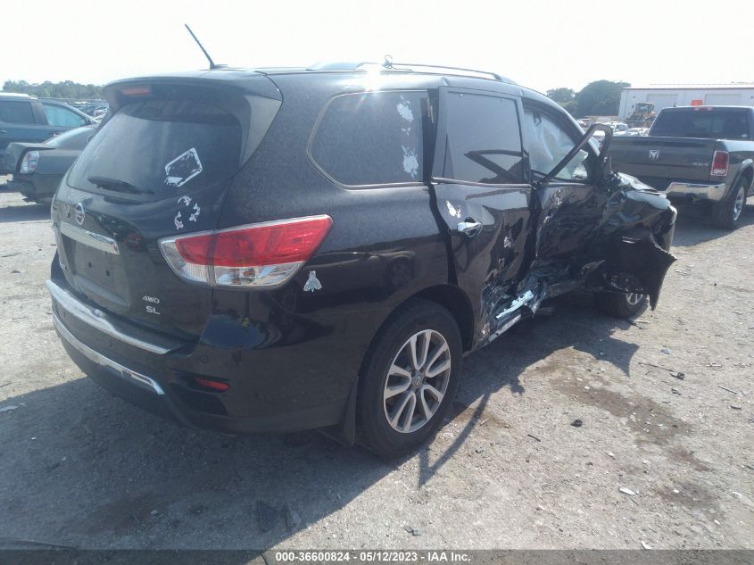2014 NISSAN PATHFINDER SL - 5N1AR2MM8EC647380