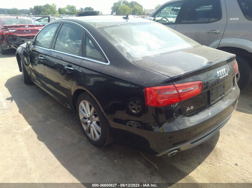 2015 AUDI A6 3.0L TDI PREMIUM PLUS - WAUFMAFC3FN003148