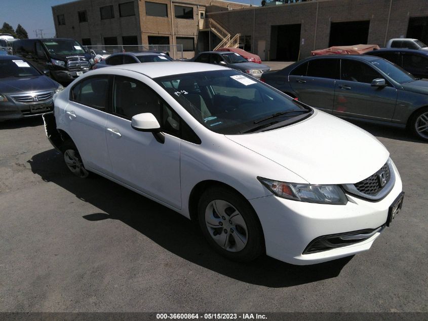 2013 HONDA CIVIC SDN LX - 19XFB2F59DE255424