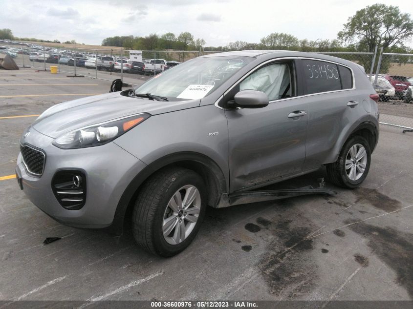 2019 KIA SPORTAGE LX - KNDPMCAC6K7574187