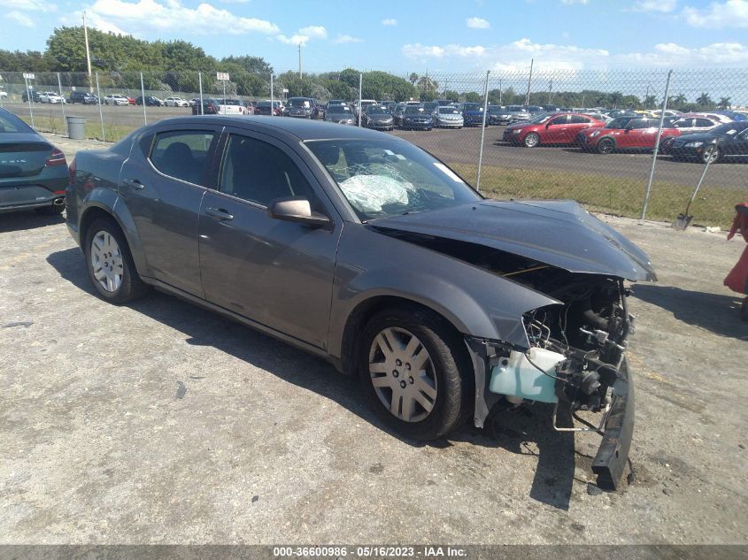 2013 DODGE AVENGER SE - 1C3CDZAB6DN594368