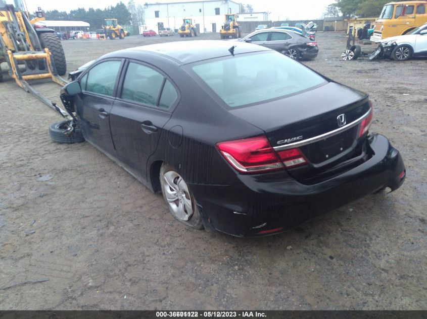 2015 HONDA CIVIC LX - 19XFB2F51FE251645
