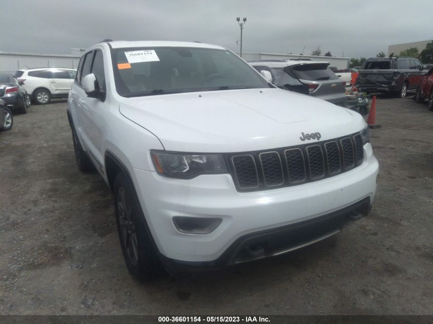 2016 JEEP GRAND CHEROKEE LIMITED 75TH ANNIVERSARY - 1C4RJFBG6GC360688