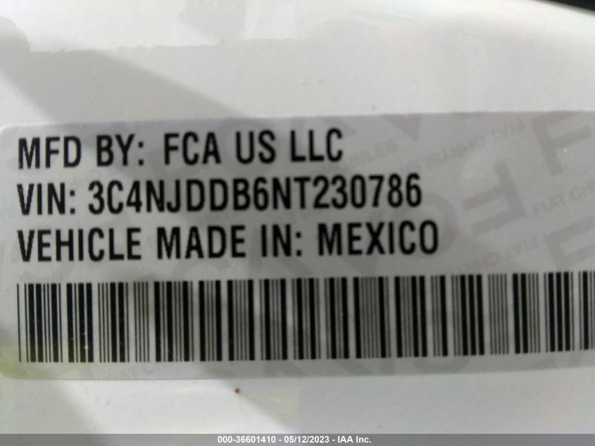 2022 JEEP COMPASS TRAILHAWK - 3C4NJDDB6NT230786