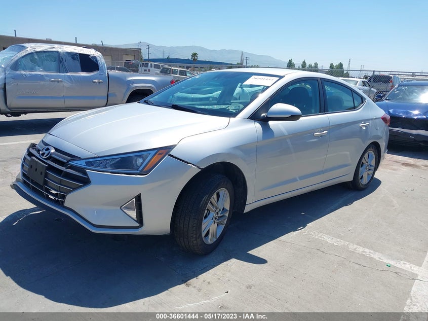 VIN KMHD84LF9KU772621 2019 HYUNDAI ELANTRA SEL