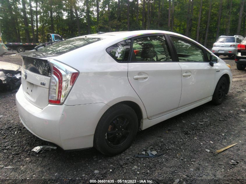 2013 TOYOTA PRIUS ONE/TWO/THREE/FOUR/FIVE - JTDKN3DU0D5636113