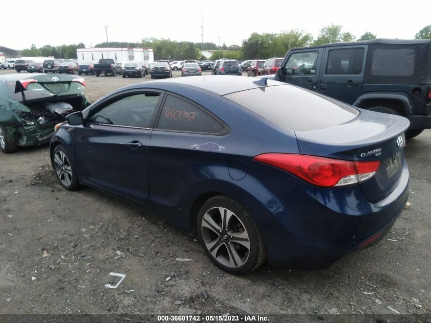 2013 HYUNDAI ELANTRA COUPE SE KMHDH6AE1DU006634