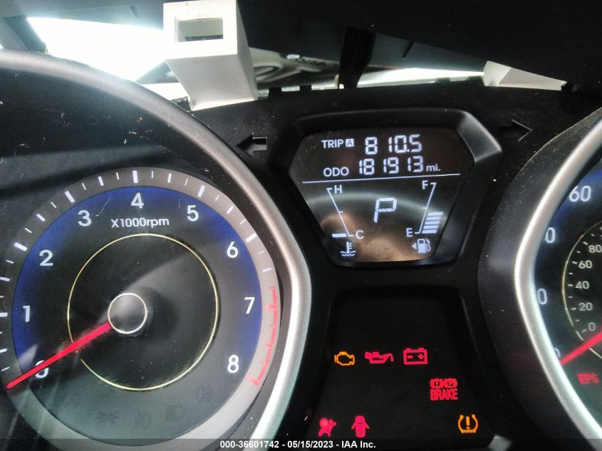 2013 HYUNDAI ELANTRA COUPE SE KMHDH6AE1DU006634