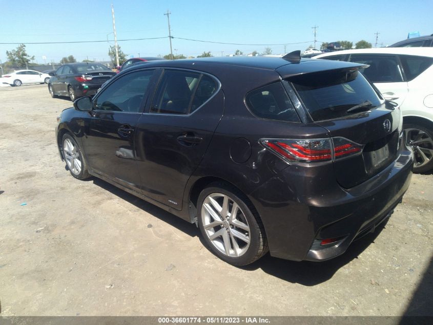 2014 LEXUS CT 200H HYBRID - JTHKD5BH0E2191295