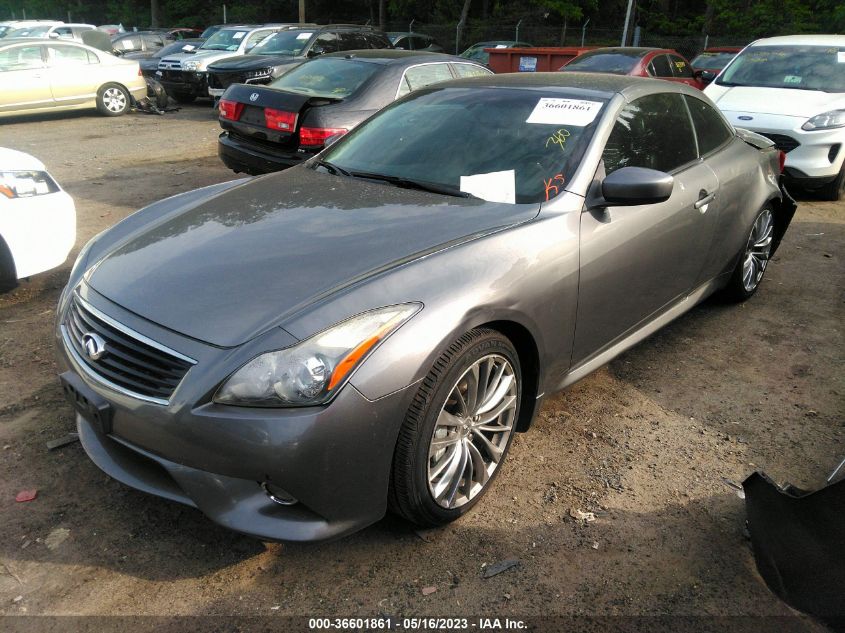 2013 INFINITI G37 CONVERTIBLE BASE JN1CV6FE4DM770045