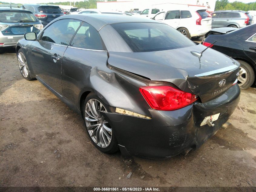 2013 INFINITI G37 CONVERTIBLE BASE JN1CV6FE4DM770045