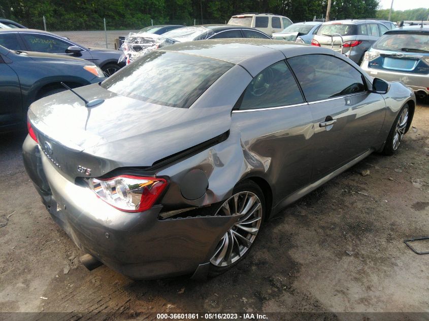 2013 INFINITI G37 CONVERTIBLE BASE JN1CV6FE4DM770045