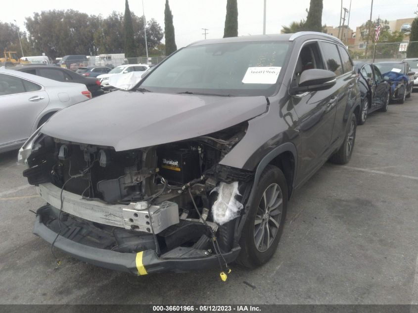 2017 TOYOTA HIGHLANDER XLE - 5TDKZRFHXHS516889