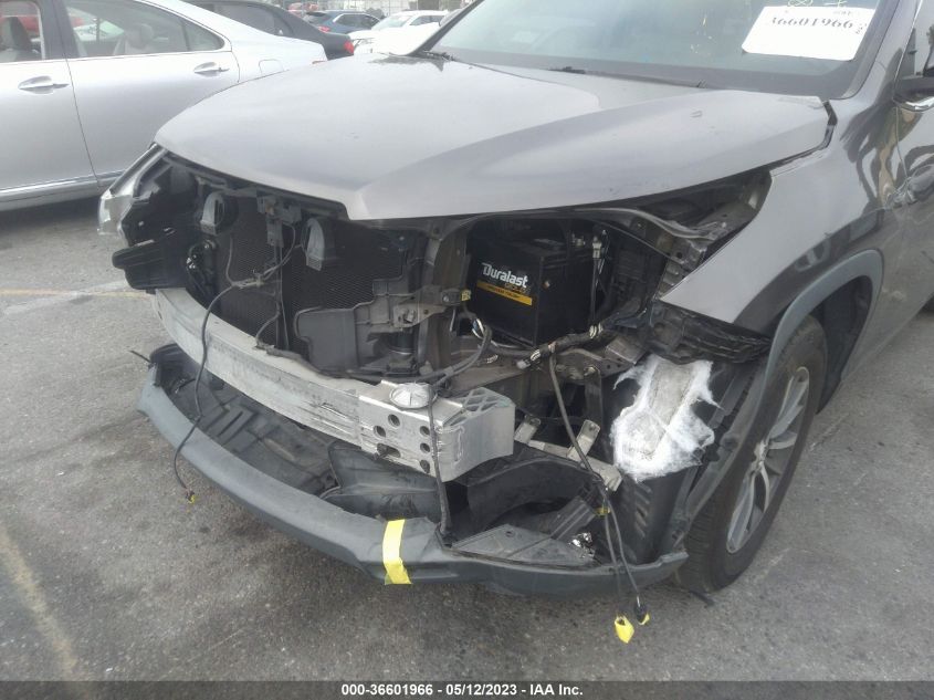 2017 TOYOTA HIGHLANDER XLE - 5TDKZRFHXHS516889