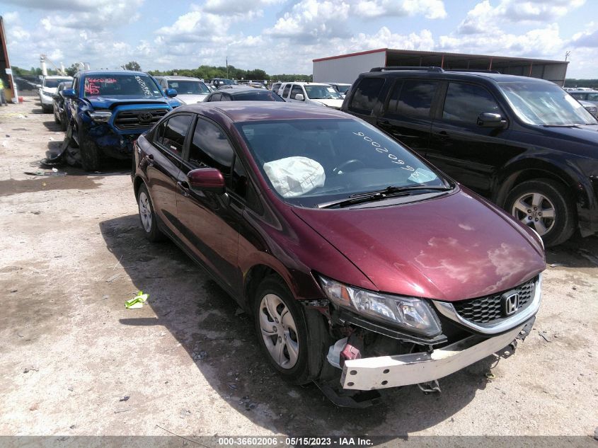 2015 HONDA CIVIC SEDAN LX - 19XFB2F53FE252683