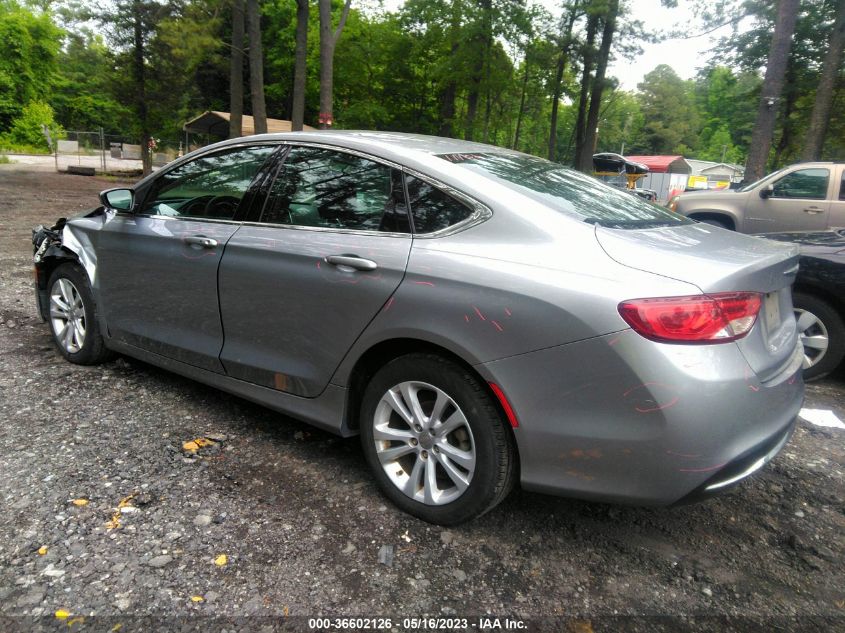 2016 CHRYSLER 200 LIMITED - 1C3CCCAB7GN116660