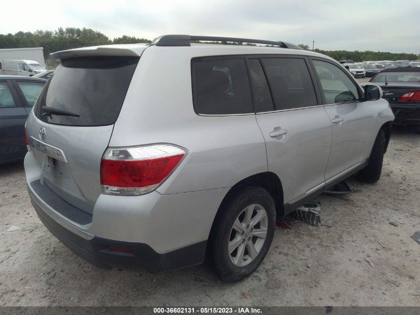 2013 TOYOTA HIGHLANDER - 5TDZK3EH1DS115002