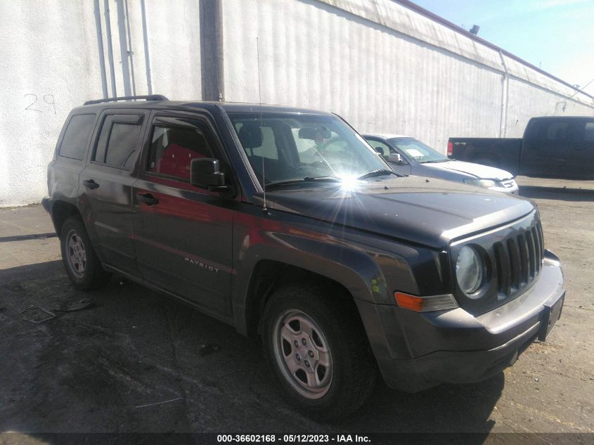 2016 JEEP PATRIOT SPORT - 1C4NJPBB6GD603709