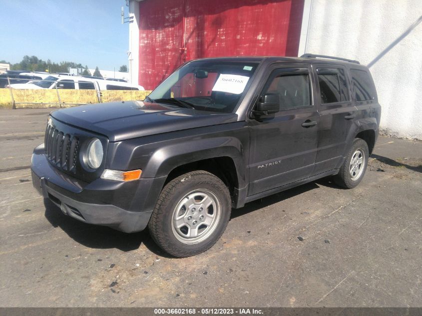 2016 JEEP PATRIOT SPORT - 1C4NJPBB6GD603709