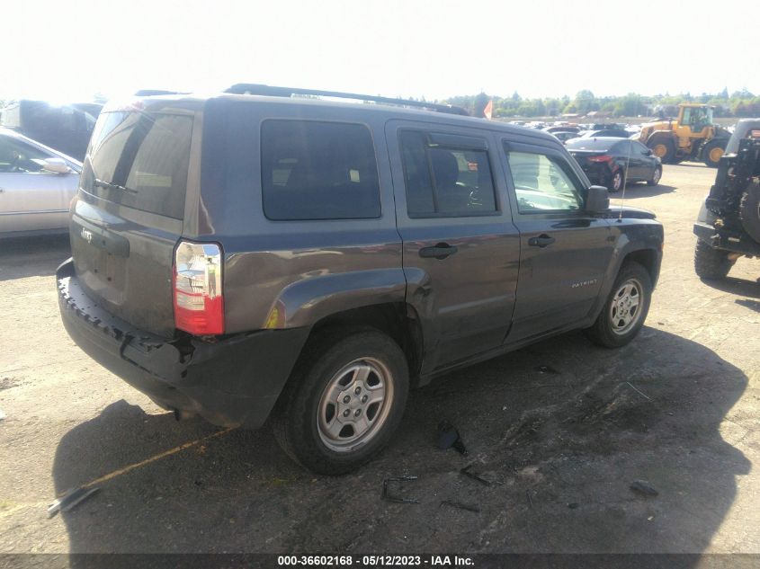 2016 JEEP PATRIOT SPORT - 1C4NJPBB6GD603709