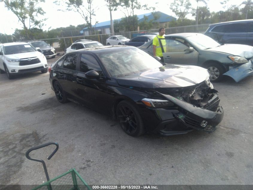 2022 HONDA CIVIC SEDAN SPORT - 2HGFE2F55NH503568