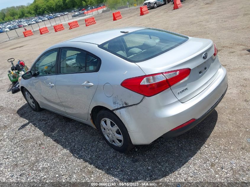 2015 KIA FORTE LX - KNAFX4A68F5280209