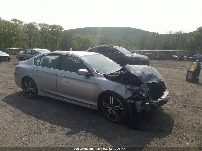 2016 HONDA ACCORD SEDAN SPORT - 1HGCR2F55GA231838