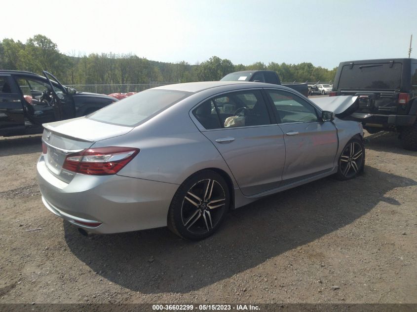 2016 HONDA ACCORD SEDAN SPORT - 1HGCR2F55GA231838