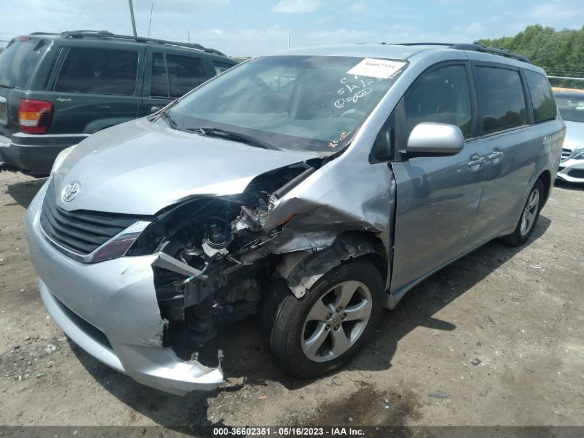 2014 TOYOTA SIENNA LE - 5TDKK3DC0ES503766