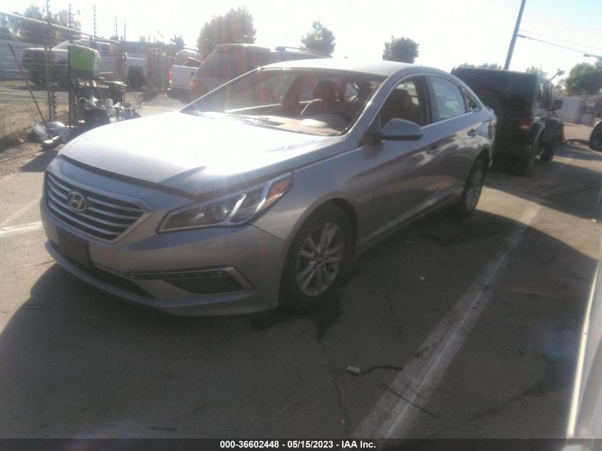 2015 HYUNDAI SONATA 2.4L SE - 5NPE24AF3FH217192