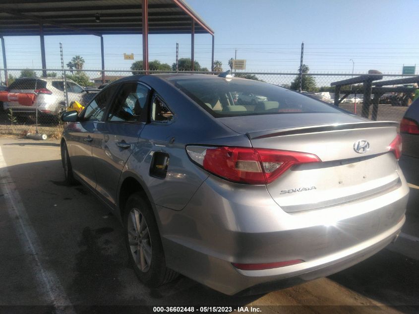 2015 HYUNDAI SONATA 2.4L SE - 5NPE24AF3FH217192