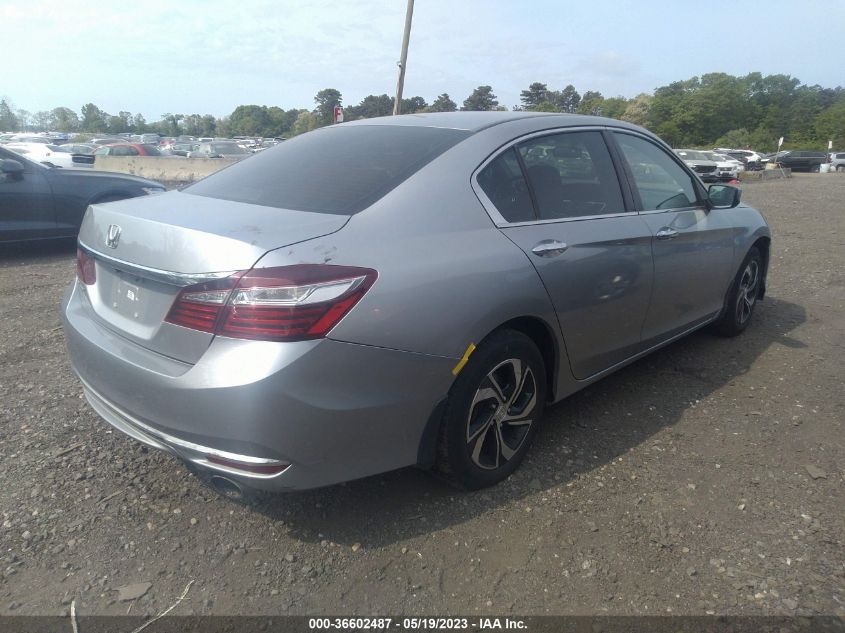 2016 HONDA ACCORD SEDAN LX - 1HGCR2F31GA059418