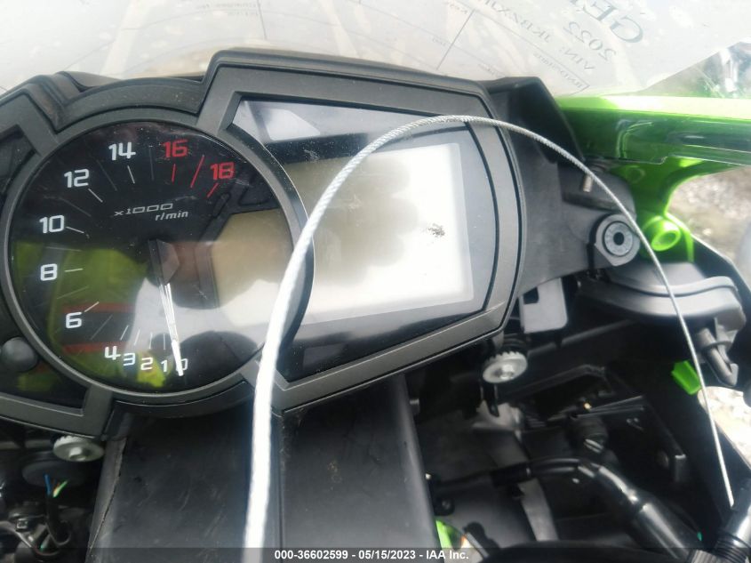 2022 KAWASAKI ZX636 K JKBZXJH13NA013788