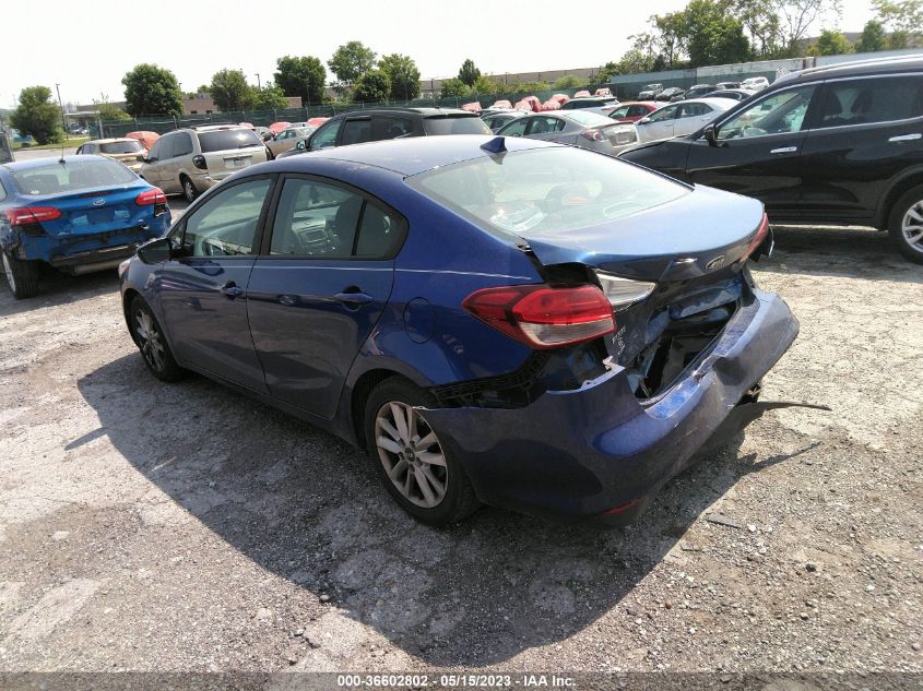 2017 KIA FORTE LX - 3KPFL4A79HE153287